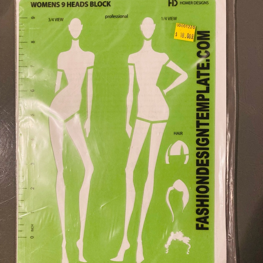 Fashion Design Template - Green